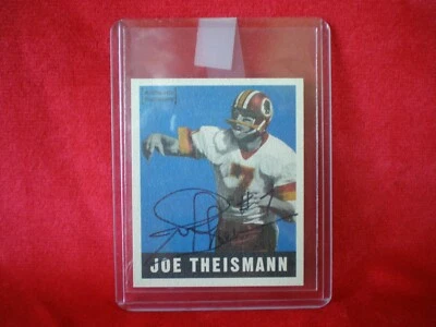 1997 Donruss - Joe Theismann Signature Card - 1455/1948 - Ungraded - Image 1 of 4