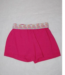 Girls Shorts PINK Fold Down Top LOVE Peace DREAM XS 4-5 Bobbie Brooks KNIT - Picture 1 of 1