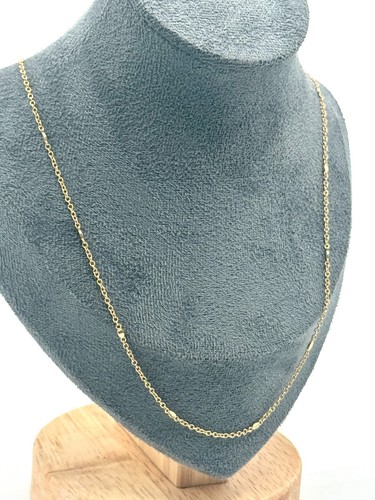 Collana in oro giallo 18 kt con icona Gucci 17 5" 3 5 g