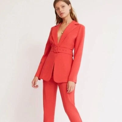 Finders Keepers Soleil Blazer Red NWT Women SIZE S - Imagem 1 de 4