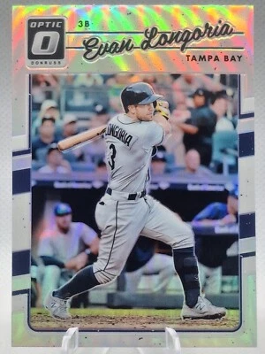 Panini Donruss Optic Evan Longoria Silver Holo Prizm #143 2017 Foto 1 de 2