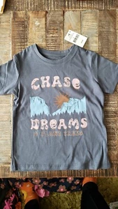 Camisa para niños, persigue sueños y árboles vegetales talla 2 - algodón australiano  - Imagen 1 de 5