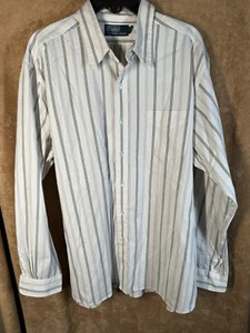 Polo by Ralph Lauren Long Sleeve Button Down Shirt Striped XL - Picture 1 of 3