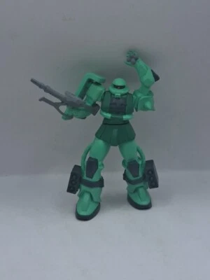 Minifigura Gundam Mobile Suit Zaku II MS-06F-2 escala 1/400 selección 5 Bandai HG Foto 1 de 2