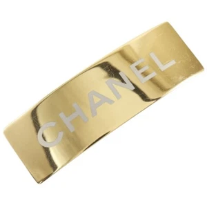 CHANEL logo Valletta Plated Gold Women - Picture 1 of 6