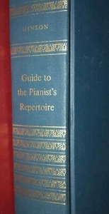 Guide To The Pianist's Repertoire by Maurice Hinson 1975 Hardback Book - Picture 1 of 3