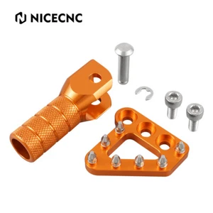 NICECNC Brake Pedal Step Plate & Shifter Lever Tip for KTM 690 SMC ENDURO DUKE - Picture 1 of 6