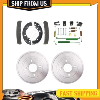 Kit de herrajes de tambores de freno y zapatas de freno traseras para Honda Fit 2012-2017 Foto 1 de 4