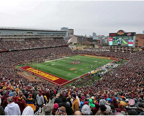 Minnesota Golden Gophers Unsigned TCF Bank Stadium Photograph Cover