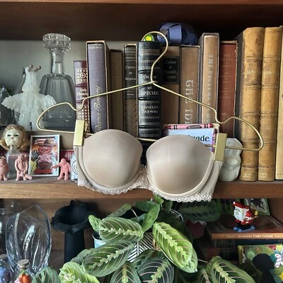 b.tempt’d Beige Strapless Lace Bra 30C - Image 1 of 4