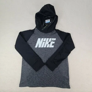 Nike Sweater Youth Medium Gray Pullover Sweatshirt Hoodie Boys Kids - Picture 1 of 9