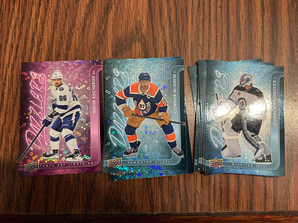 2024-25 UPPER DECK SERIES 1 & SERIES 2 -DAZZLERS BLUE, GREEN  & PINK -  YOU PICK - Image 1 of 1