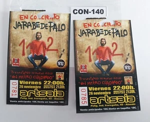 CONCERT TICKETS-ENTRADAS DE CONCIERTOS --- JARABE DE PALO(CON-140) - Imagen 1 de 1