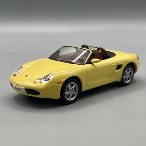 DeAgostini 1/43 Scale 1997 Porsche Boxster Roadster 986 Yellow with Plinth - Picture 1 of 7