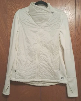 AVALANCHE Jacket Womens M Ivory Zip Off Sleeves Vest Pockets Hiking Outdoor - Image 1 of 4