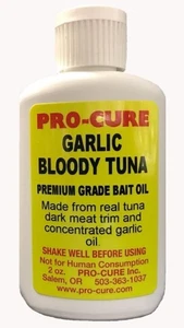 Pro-Cure Garlic Bloody Tuna Bait Oil 2 oz Bottle Fishing Scent - Picture 1 of 2