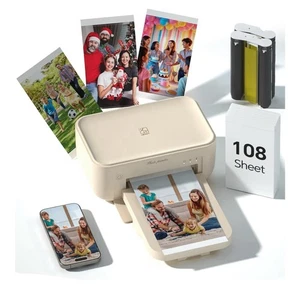 HPRT 4x6 Photo Printer with 18 Sheets & 2 Ribbons, Portable Picture Printer - Picture 1 of 17