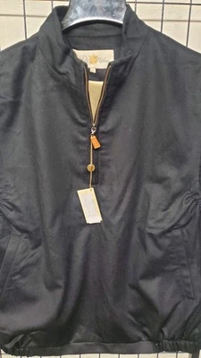 NEW PETER MILLAR L 1/2 Zip Wind Fleece Vest Merino Waterproof Wool NWT $495 - Image 1 of 4