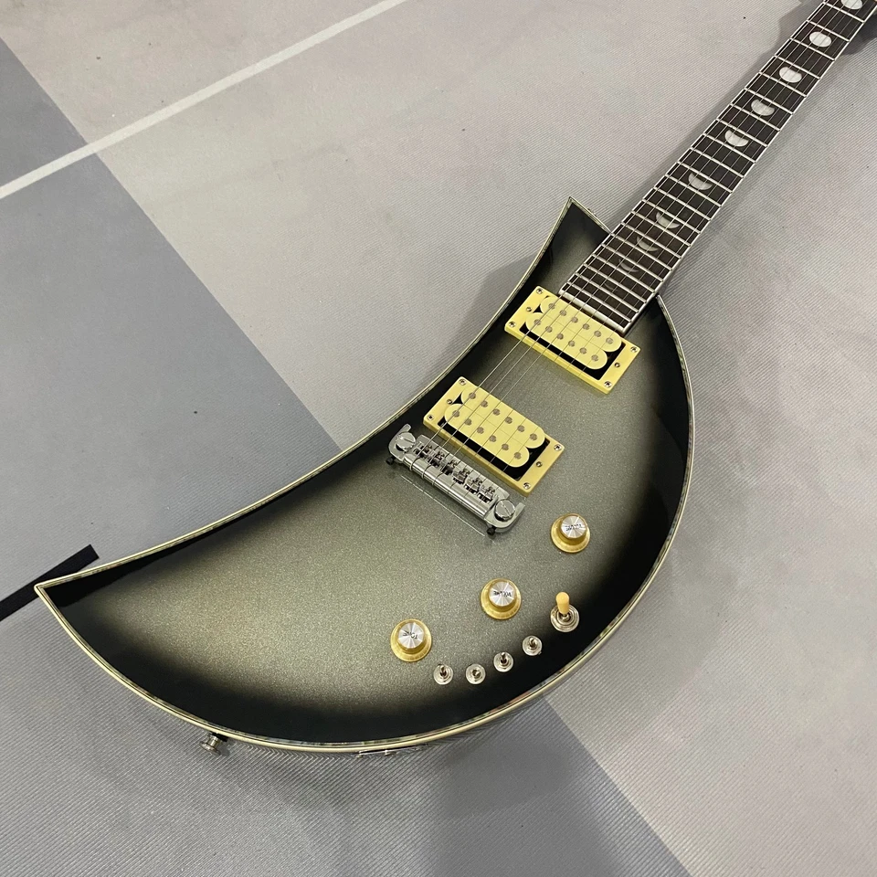 Rare Kawai MoonSault Metallic Blackburst Electric Guitar,Moon Inlay - Image 1 of 4