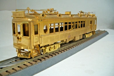 HO Brass Pacific Electric 1370 Steel Interurban Combine by Suydam - Image 1 of 4