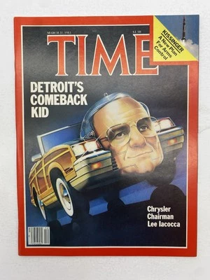 1983 Time Magazine March 21 Detroit’s Comeback Kid Newsstand High Grade - Image 1 of 4