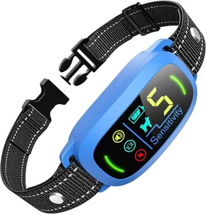 FAFAFROG Collar de Entrenamiento Electrónico Inteligente Electrónico Recargable para Ladridos de Perro - Azul NUEVO - Imagen 1 de 15