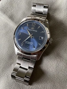 ORIENT STAR WZ0031ER Blue Diameter Approx. 38mm Back Japan Excellent Condition - Picture 1 of 24