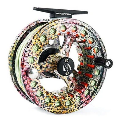 Maxcatch ECO Large Arbor Fly 3/4 weight Rainbow Trout (With Line Pre-loaded)