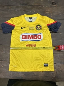 Nike Club America 2013 Retro Vintage gelb Trikot Finale Clausura Jugend klein - Bild 1 von 5