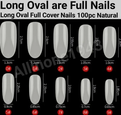 Bailarina larga/ataúd/almendra/ovalada/cubierta completa puntas de uñas postizas cuadradas-Jargod Foto 1 de 4