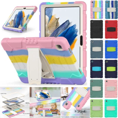 Funda protectora resistente a prueba de golpes con soporte para Samsung Galaxy Tab A9 8,7" A9+ 11,0" A8 Foto 1 de 4