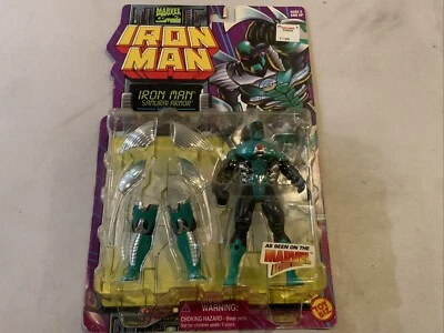 ToyBiz, Marvel Comics, Iron Man Action Figure, Samurai Armor Iron Man, 1996, NIB - Image 1 of 4
