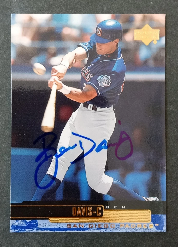 1997 Upper Deck SIGNED: Ben Davis, PADRES #222 - Image 1 of 1