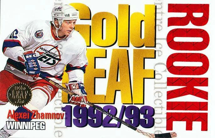 1993-94 Leaf Gold Leaf Rookies #5 Alexei Zhamnov - Image 1 of 1