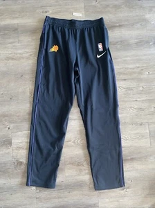 New Nike Phoenix Suns Team Issued PE Black Sweatpants DN8954-010 Men's Sz L-TALL - Picture 1 of 8