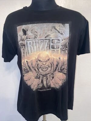 Camiseta Exclusiva Blizzard BLIZZCON Anaheim 2013 Grande Negra Videojuego Promo Foto 1 de 4