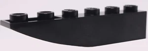 Lego 10x Negro Pendiente Curvo 6 x 1 Invertido - Imagen 1 de 1