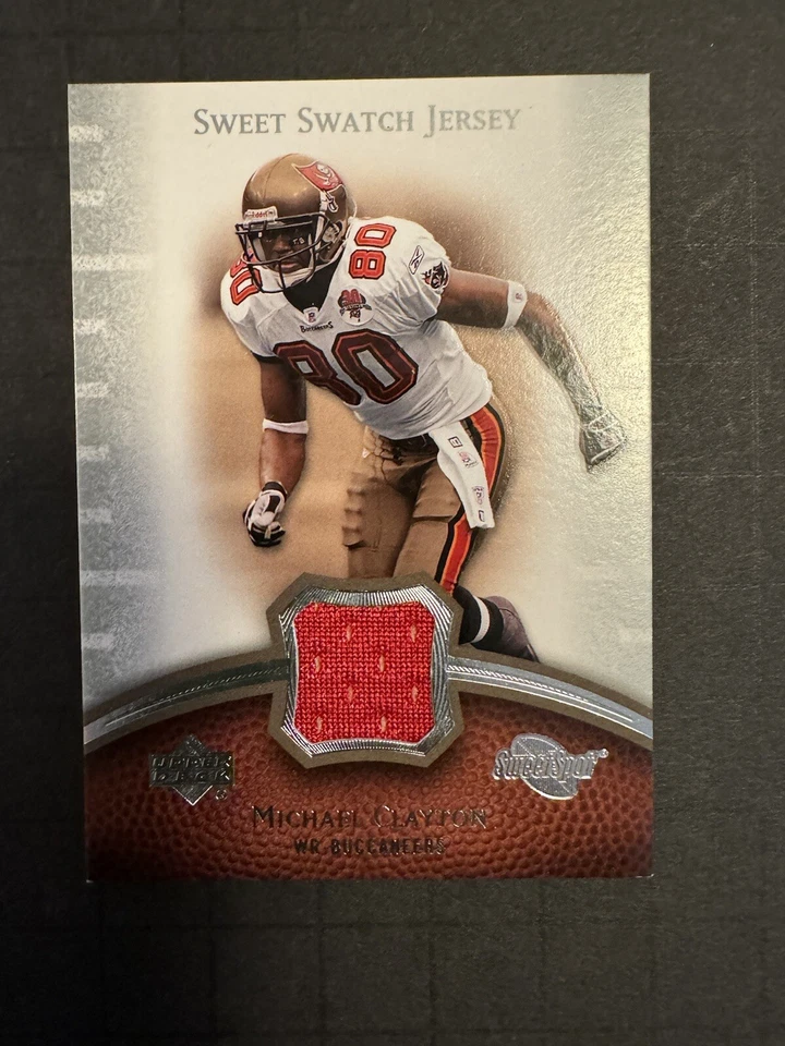 2007 NFL Sweet Spot Sweet Swatch Jerseys Michael Clayton #SS-CL - Image 1 of 2