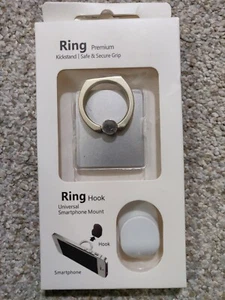 Ring Hook Universal Smartphone Mount Color Silver - Picture 1 of 2