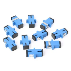10PCS SC/UPC Fiber Adapter SC Fiber Flange SC/UPC Connector - Photo 1/8
