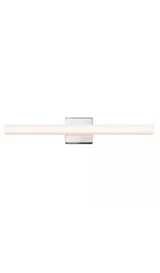 Sonneman 2421 Chrome Sq-Bath Bar 24" Led Bathroom Bath Bar - Picture 1 of 3