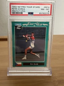 Petr Korda 1992 Netpro Tour Stars #M14-Prototypes PSA 8- Super Rare - Bild 1 von 2