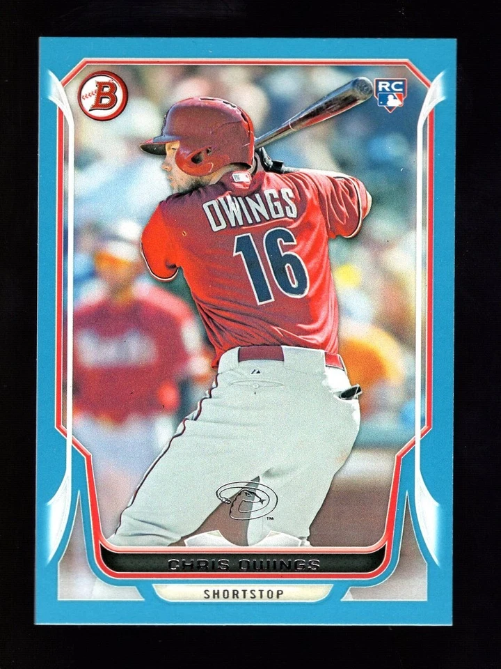 2014 BOWMAN BLUE #219 CHRIS OWINGS RC 51/500 ARIZONA DIAMONDBACKS - Image 1 of 1