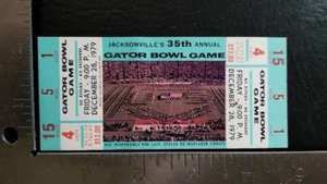 Boleto Gator Bowl 1979 North Carolina vs. Michigan sin usar todo Gator Bowl - Imagen 1 de 2