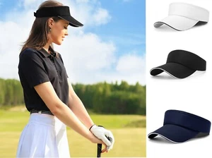 Front Brim Visor Cap Duck Tongue Cap Topless Sports Cap Baseball Golf hat unisex - Picture 1 of 50