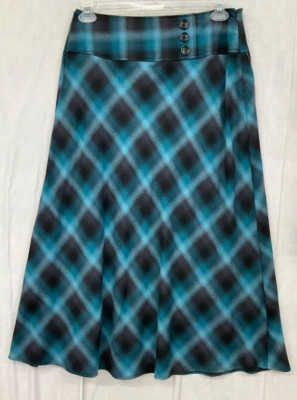 VESTIDO GRANERO MUJER - FALDA AQUA, VERDE AZULADO Y NEGRO, NUEVO CON ETIQUETAS, TALLA 16W Foto 1 de 4