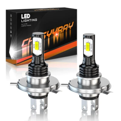 Faro LED blanco 6000K para Polaris Trail Boss 325 2000-01/250 1988-99 2x H4 Foto 1 de 4