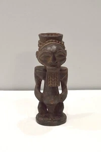 African Statue Luba Hemba Tribe Carved Wood Statue Congo - Picture 1 of 4