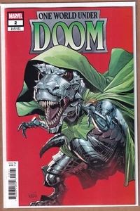 ONE WORLD UNDER DOOM #2 Leinil Yu Doomasaur Variant MARVEL 2025 NM - Picture 1 of 1