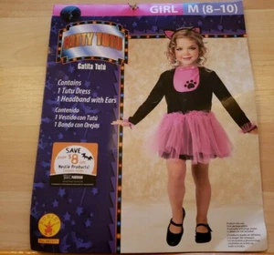Brand New Rubie's Girl's Medium 8-10 Kitty Tutu Cat Kitten Halloween Costume - Picture 1 of 6